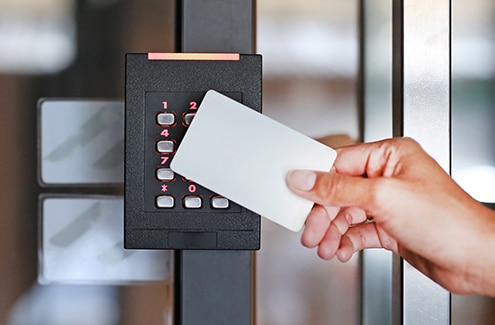 Access Control Keypad and Key Card Reader